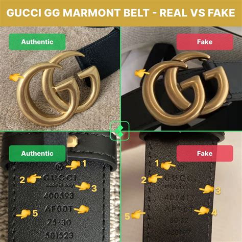 fake gucci belt vs real|gucci belt bag legit check.